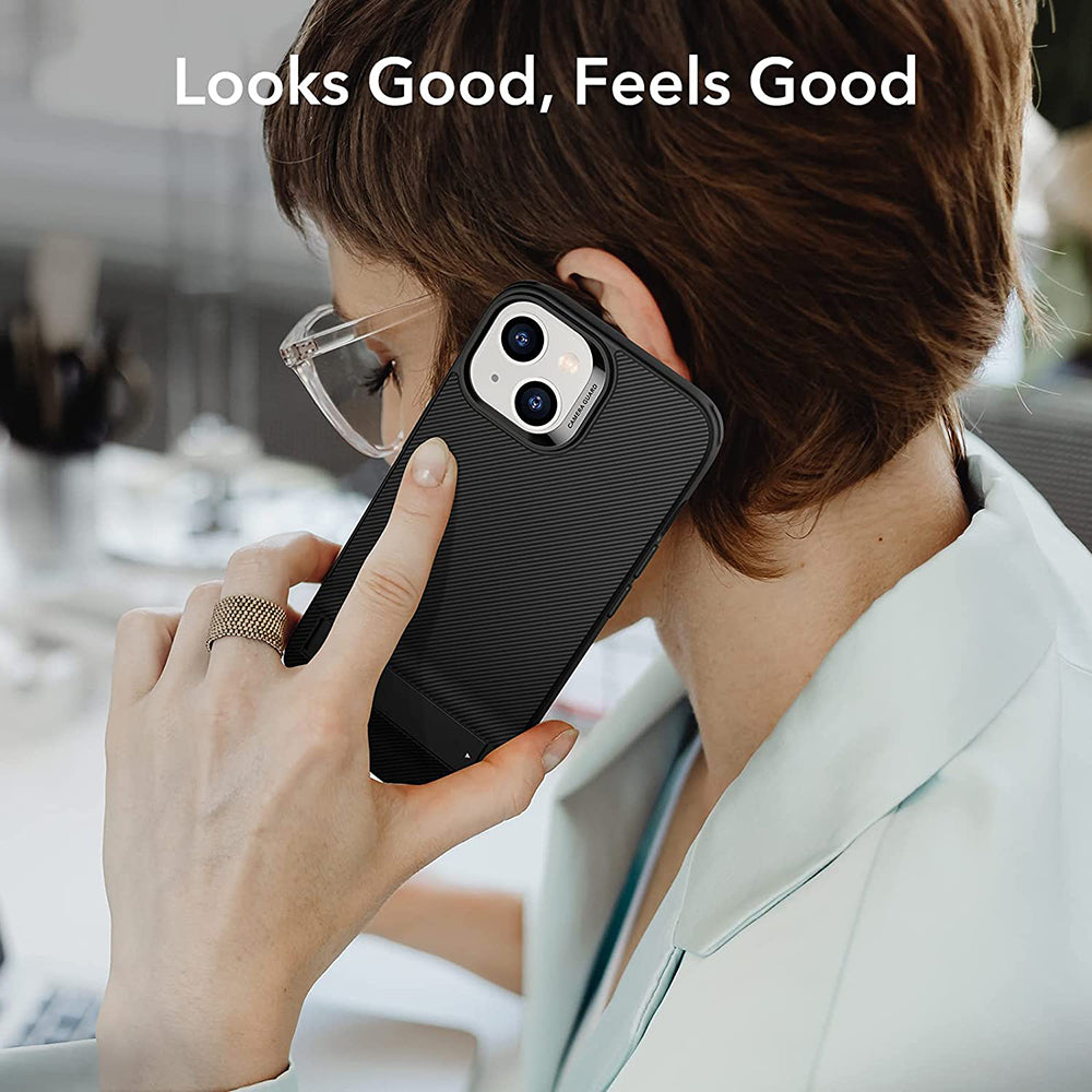 Case for Apple iPhone 14 Plus, ESR, Air Shield Boost Kickstand, Black