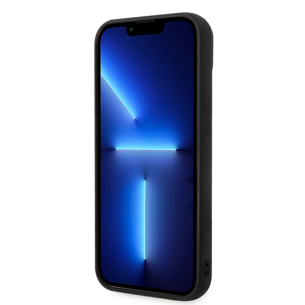 Tok Apple iPhone 14 Plus-hoz, Karl Lagerfeld, 3D Monogram, Fekete