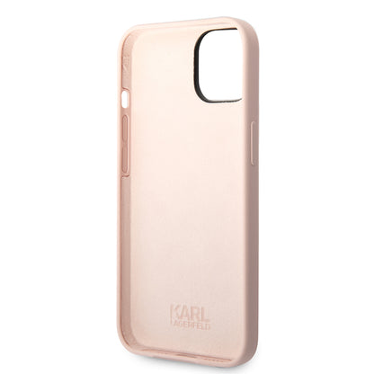 Tok Apple iPhone 14 Plus-hoz, Karl Lagerfeld, Silicone Body Choupette, Rózsaszín