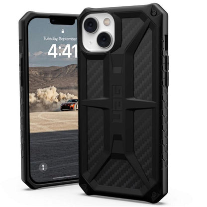 Tok Apple iPhone 14 Plus-hoz, Urban Armor Gear, Monarch Carbon, Fekete