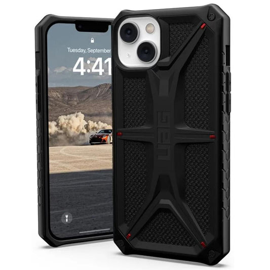 Tok Apple iPhone 14 Plus-hoz, Urban Armor Gear, Monarch Kevlar, Fekete