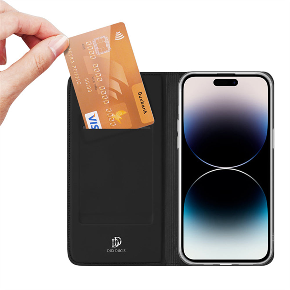 Case for Apple iPhone 14 Pro, DUX DUCIS, Skin Pro, Black