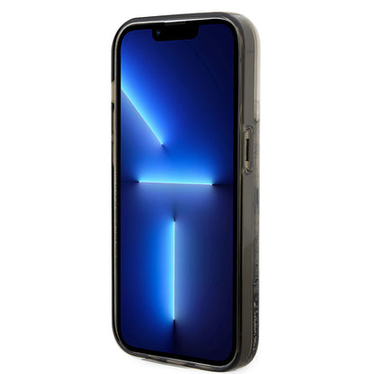 Tok Apple iPhone 14 Pro-hoz, Karl Lagerfeld, Liquid Glitter Choupette, Átlátszó