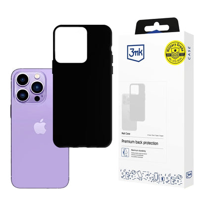 Tok Apple iPhone 14 Pro Max-hoz, 3MK, Matt Fekete