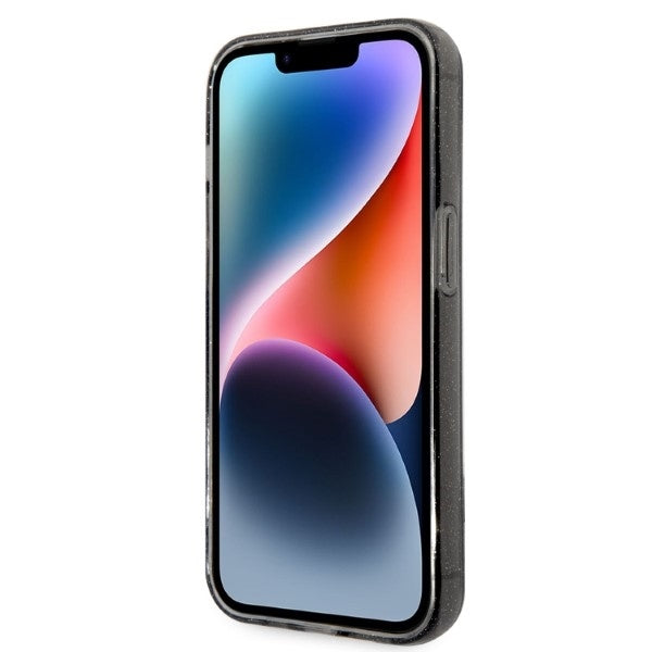 Tok Apple iPhone 14 Pro Max-hoz, Karl Lagerfeld, Glitter Karl & Choupette, Fekete