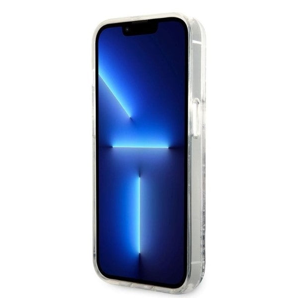 Tok Apple iPhone 14 Pro Max-hoz, Karl Lagerfeld, Glitter Karl's Head, Ezüst