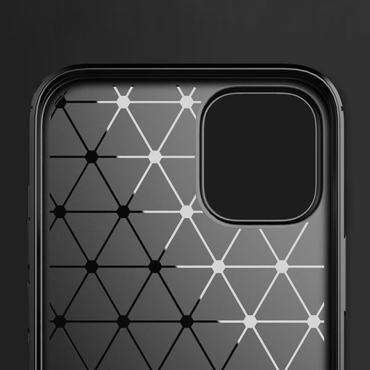Tok Apple iPhone 14 Pro Max-hoz, Techsuit, karbon, fekete