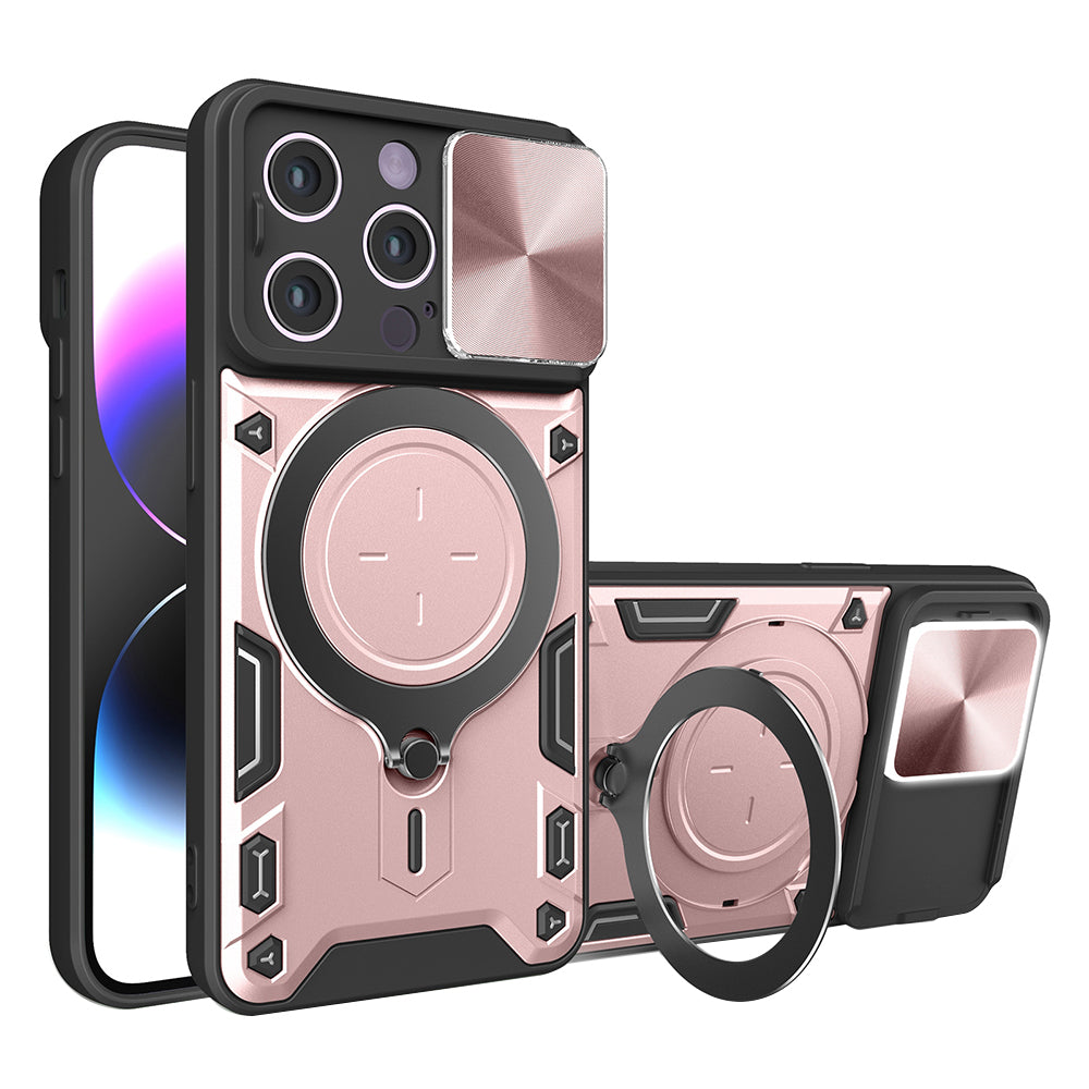 Tok Apple iPhone 14 Pro-hoz, Techsuit, CamGuard Pro, Rózsaarany