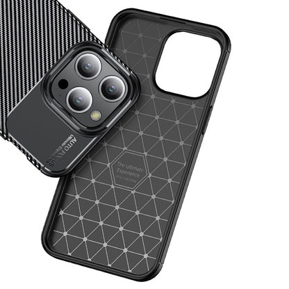 Case for Apple iPhone 14 Pro, Techsuit, CarbonFiber, Black