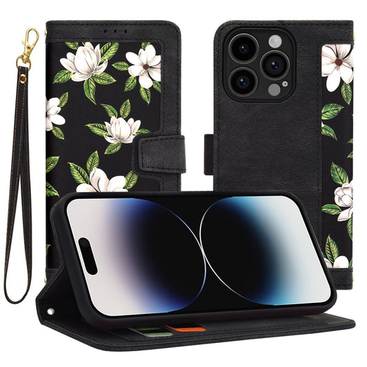 Tok Apple iPhone 14 Pro-hoz, Techsuit, FlipCraft, Fekete