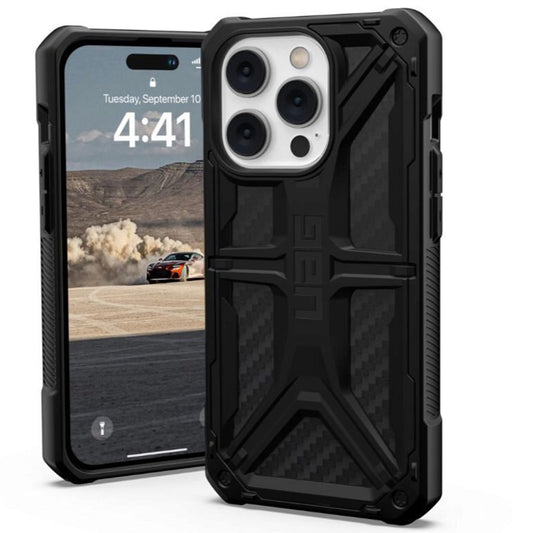 Tok Apple iPhone 14 Pro-hoz, Urban Armor Gear, Monarch Carbon, Fekete