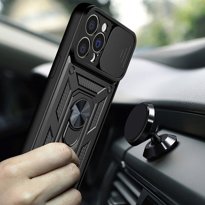 Case for Apple iPhone 14, Techsuit, CamShield, Black