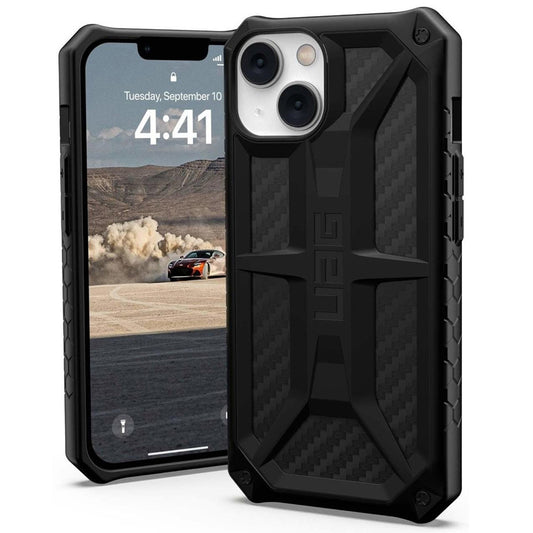 Tok Apple iPhone 14-hez, Urban Armor Gear, Monarch Carbon, Fekete