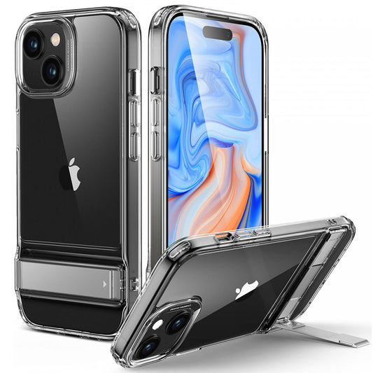 Tok Apple iPhone 15 Plus-hoz, ESR, Air Shield Boost Kickstand, Átlátszó