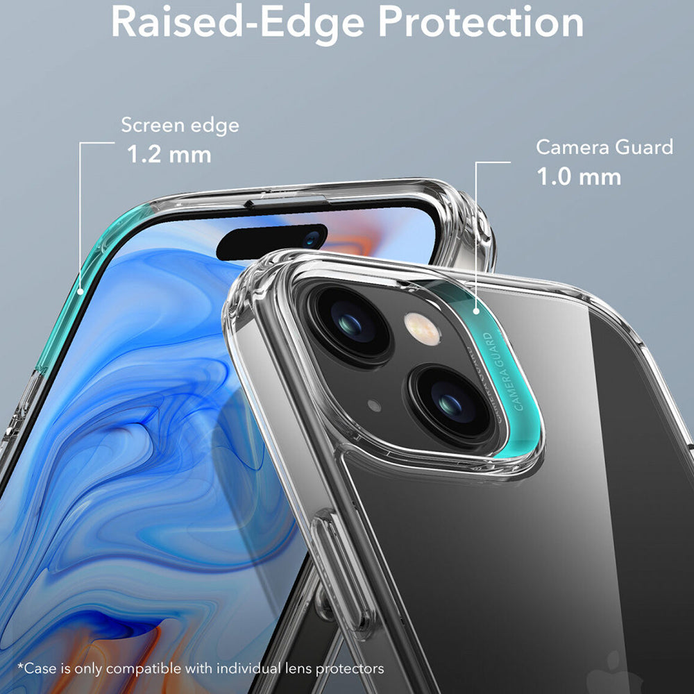 Tok Apple iPhone 15 Plus-hoz, ESR, Air Shield Boost Kickstand, Átlátszó