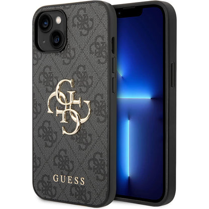 Tok Apple iPhone 15 Plus-hoz, Guess, 4G Big Logo, Szürke