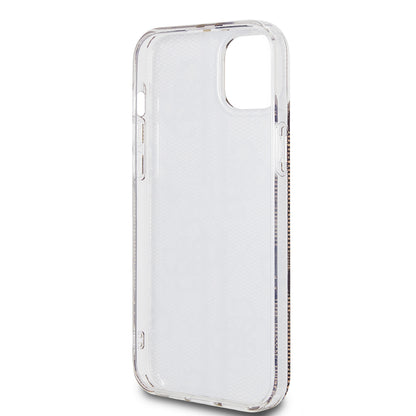 Tok Apple iPhone 15 Plus-hoz, Guess, IML 4G Gold Stripe, Barna