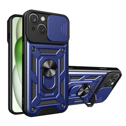 Tok Apple iPhone 15 Plus-hoz, Techsuit, CamShield, Kék