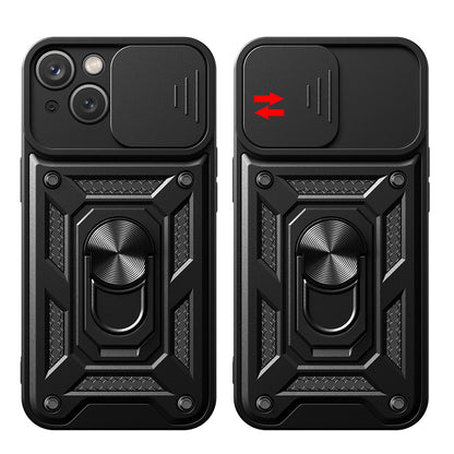 Tok Apple iPhone 15 Plus-hoz, Techsuit, CamShield, Zöld