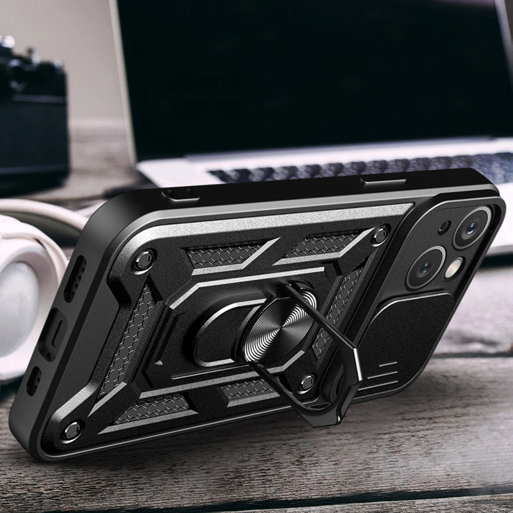 Tok Apple iPhone 15 Plus-hoz, Techsuit, CamShield, Zöld