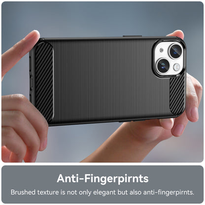 Tok Apple iPhone 15 Plus-hoz, Techsuit, karbon, fekete