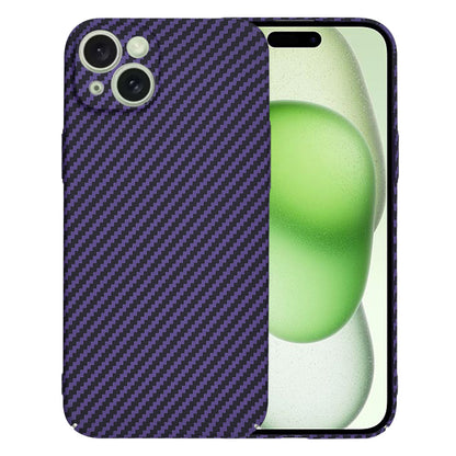 Tok Apple iPhone 15 Plus-hoz, Techsuit, Carbonite FiberShell, Lila