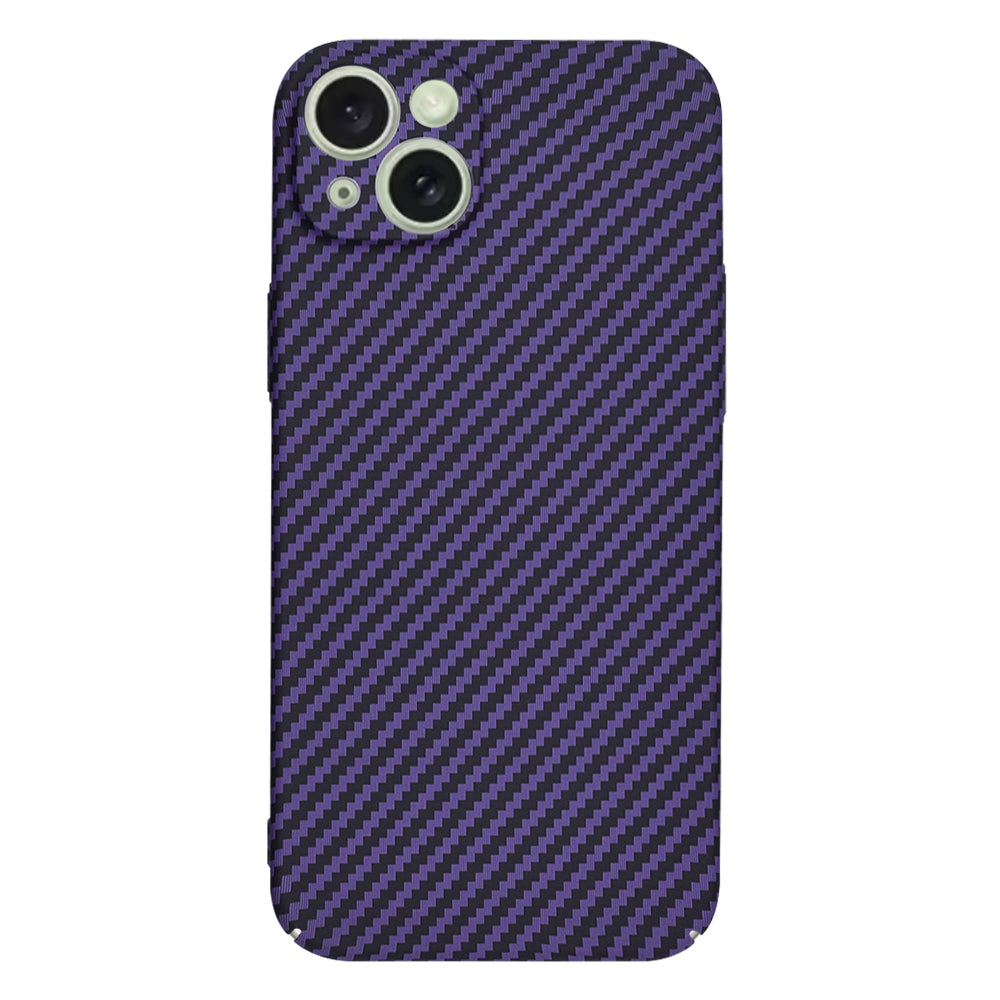 Tok Apple iPhone 15 Plus-hoz, Techsuit, Carbonite FiberShell, Lila