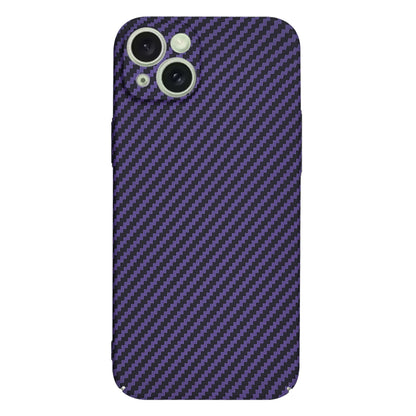 Tok Apple iPhone 15 Plus-hoz, Techsuit, Carbonite FiberShell, Lila
