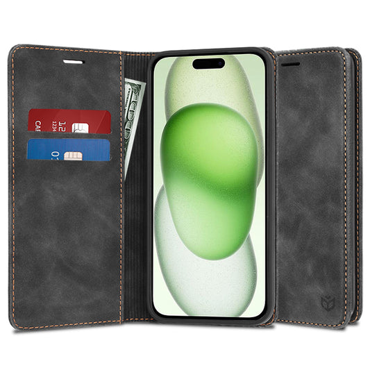 Tok Apple iPhone 15 Plus-hoz, Techsuit, Confy, Fekete
