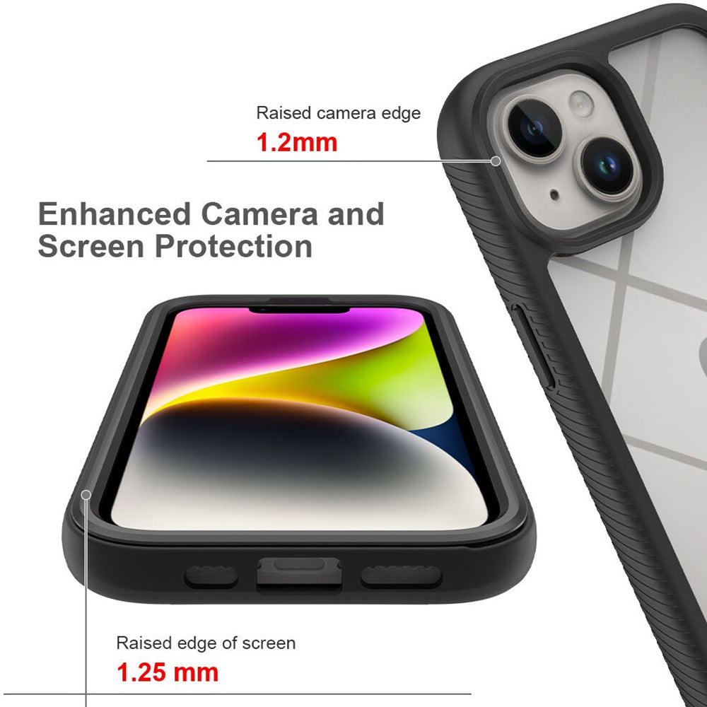 Tok Apple iPhone 15 Plus-hoz, Techsuit, Defense360 Pro, Fekete
