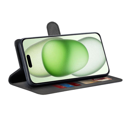 Tok Apple iPhone 15 Plus-hoz, Techsuit, Diary Book, Fekete