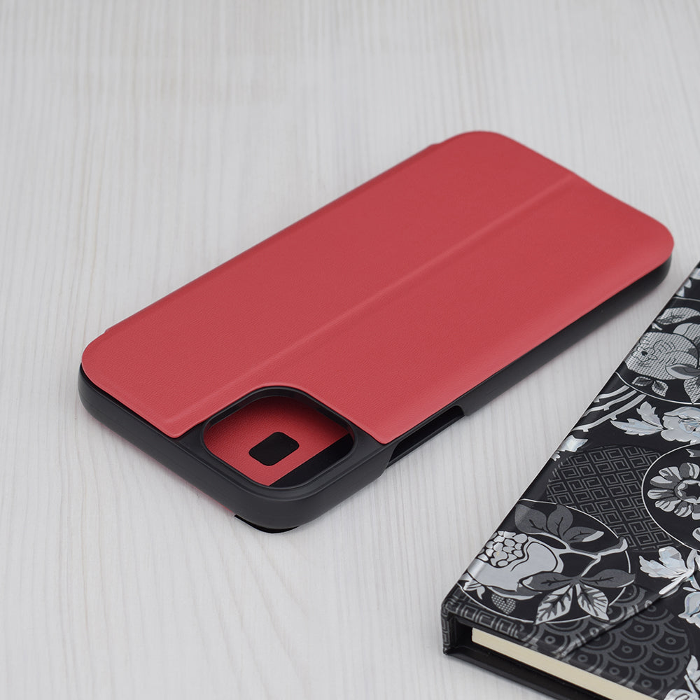 Tok Apple iPhone 15 Plus-hoz, Techsuit, eFold, Piros