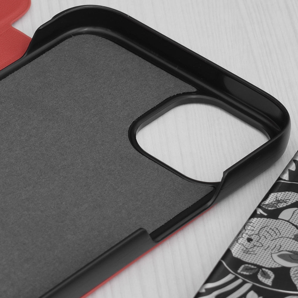 Tok Apple iPhone 15 Plus-hoz, Techsuit, eFold, Piros