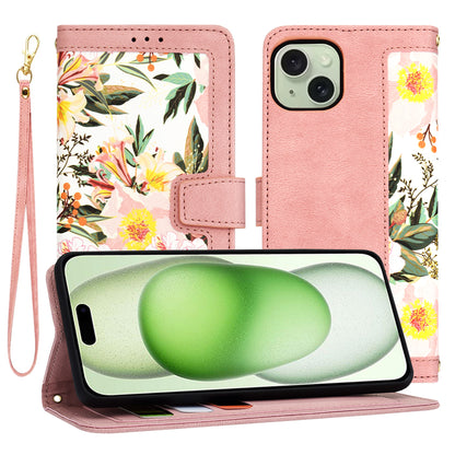 Tok Apple iPhone 15 Plus-hoz, Techsuit, FlipCraft, Rózsaszín