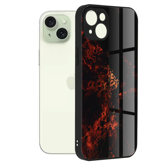 Tok Apple iPhone 15 Plus-hoz, Techsuit, Glaze, Piros