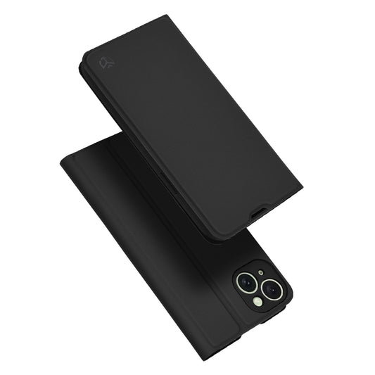 Tok Apple iPhone 15 Plus-hoz, Techsuit, Magskin Book, Fekete