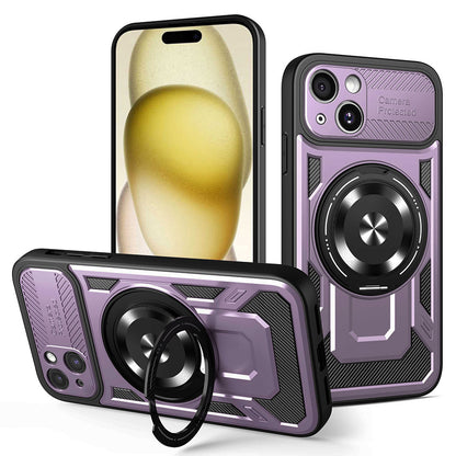 Tok Apple iPhone 15 Plus-hoz, Techsuit, RuggedCam, Lila