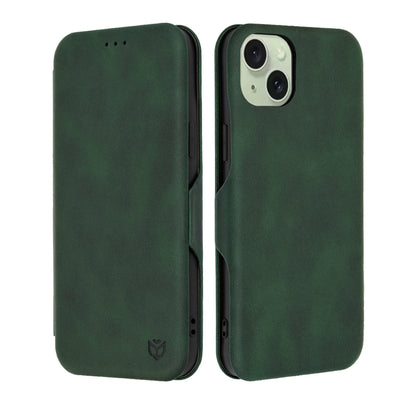 Tok Apple iPhone 15 Plus-hoz, Techsuit, Safe Wallet Plus, Zöld