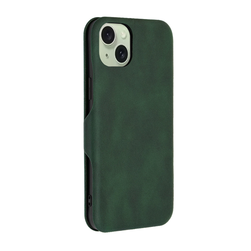 Tok Apple iPhone 15 Plus-hoz, Techsuit, Safe Wallet Plus, Zöld