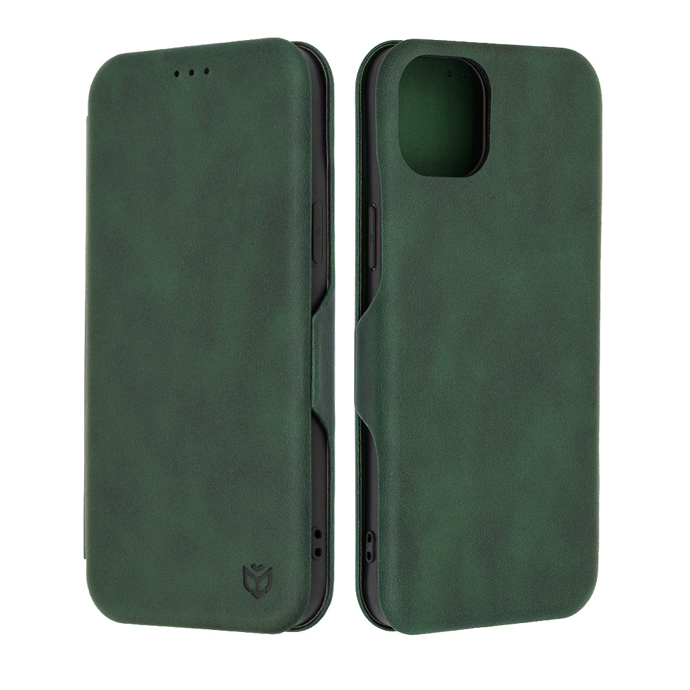 Tok Apple iPhone 15 Plus-hoz, Techsuit, Safe Wallet Plus, Zöld