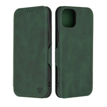 Tok Apple iPhone 15 Plus-hoz, Techsuit, Safe Wallet Plus, Zöld