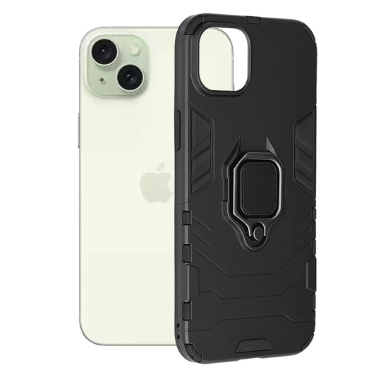 Tok Apple iPhone 15 Plus-hoz, Techsuit, Shield, Fekete