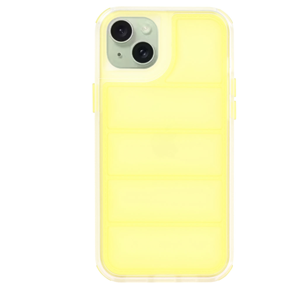 Tok Apple iPhone 15 Plus-hoz, Techsuit, Wave Shield, sárga