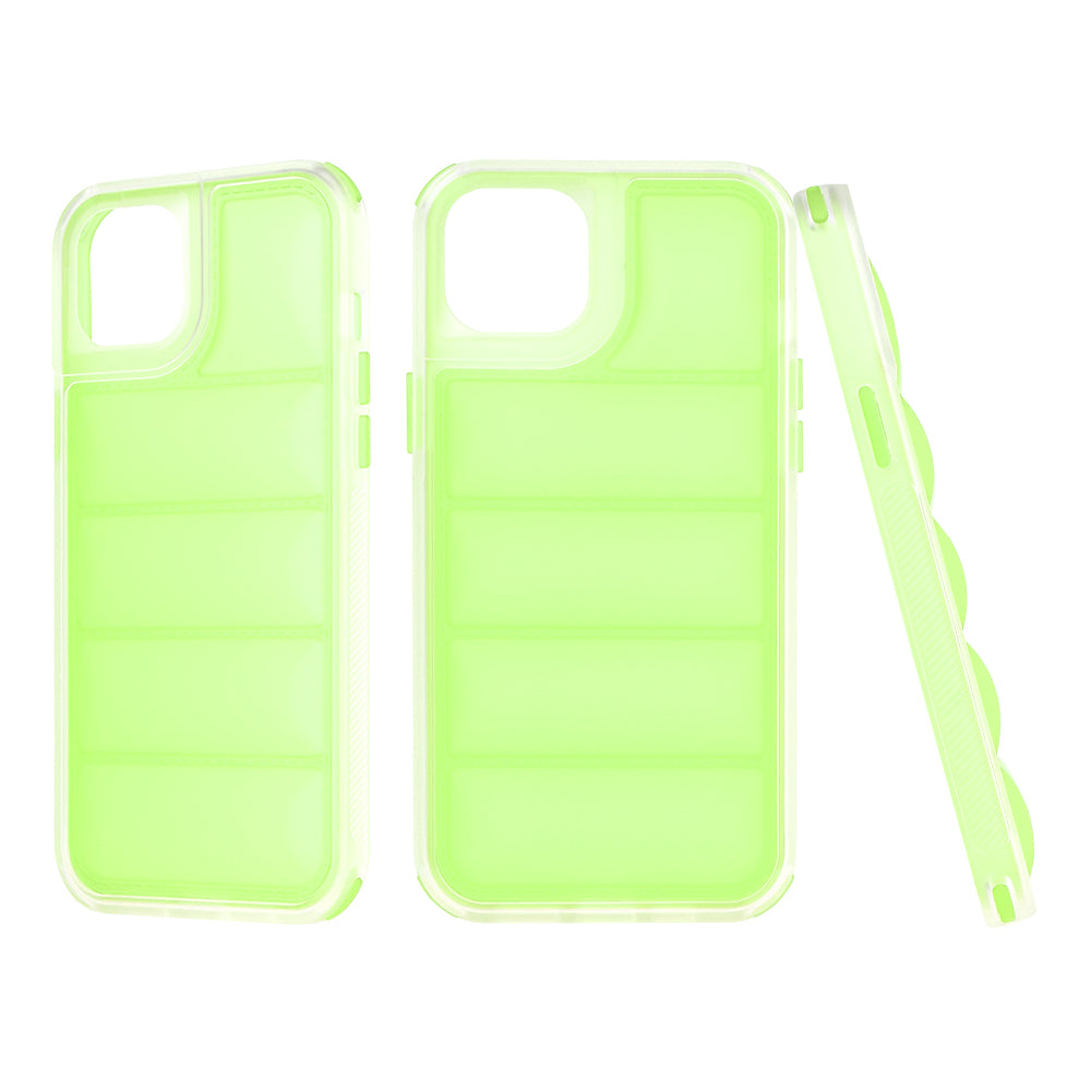 Tok Apple iPhone 15 Plus-hoz, Techsuit, Wave Shield, Zöld