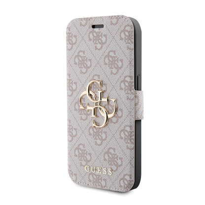 Case for Apple iPhone 15 Pro, Guess, 4G Book, Pink