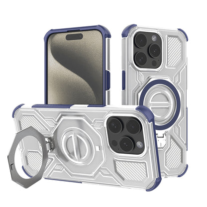 Tok Apple iPhone 15 Pro Max-hoz, Techsuit, Carbon Shield Pro, Kék