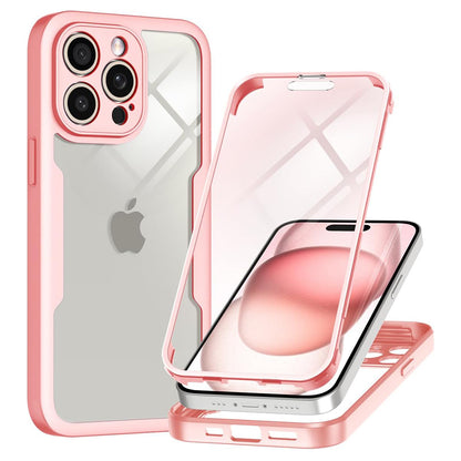 Tok Apple iPhone 15 Pro Max-hoz, Techsuit, ColorVerse 360, Rózsaszín