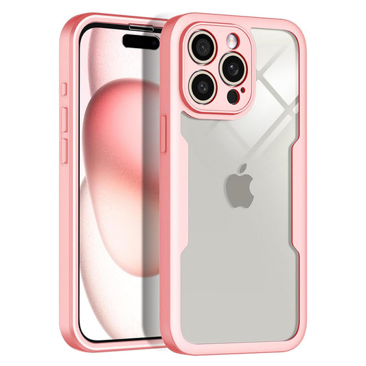 Tok Apple iPhone 15 Pro Max-hoz, Techsuit, ColorVerse 360, Rózsaszín