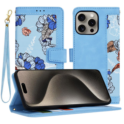 Tok Apple iPhone 15 Pro Max-hoz, Techsuit, FlipCraft, Kék