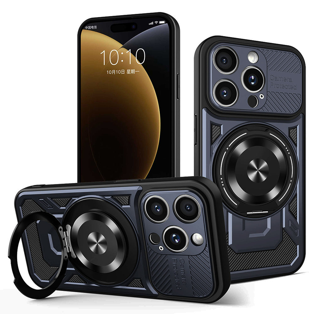 Tok Apple iPhone 15 Pro Max-hoz, Techsuit, RuggedCam, Kék